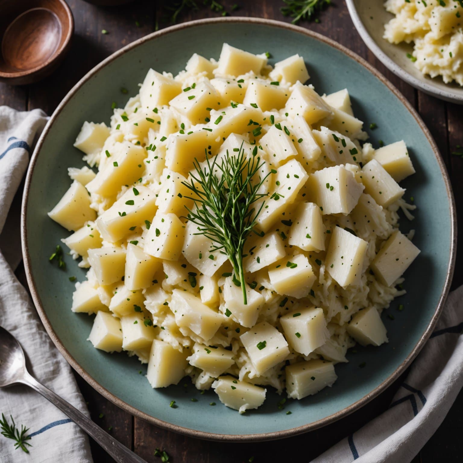 Fennikelsmørpoteter