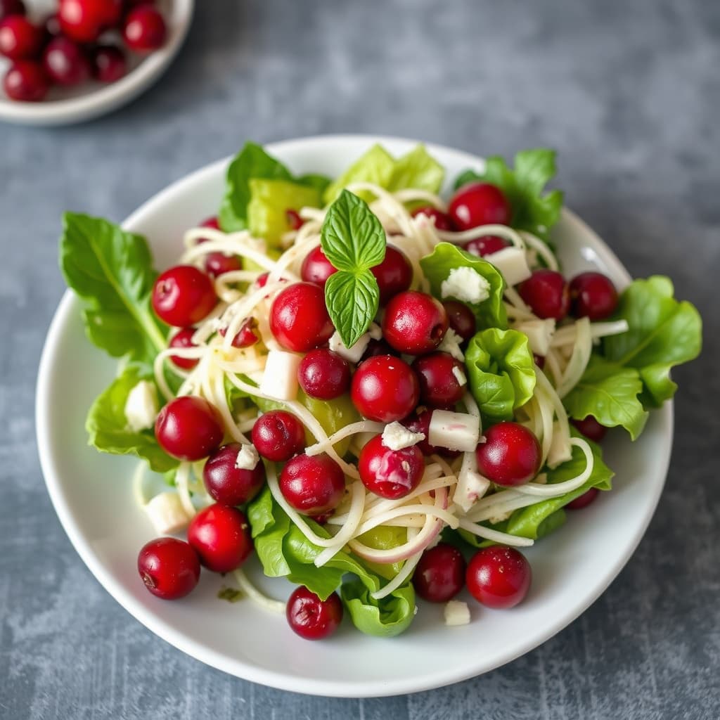 Fersk tranebærsalat