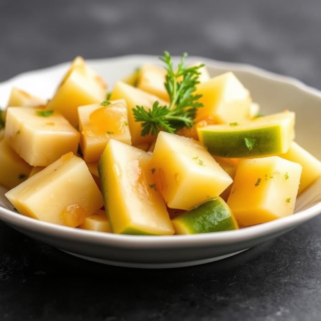 Ferskt syltede meloner