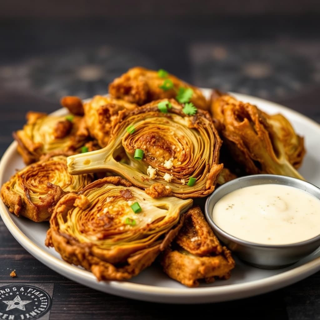 Friterte artisjokker