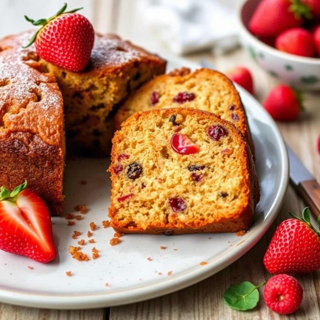 Frittgående fruktkake