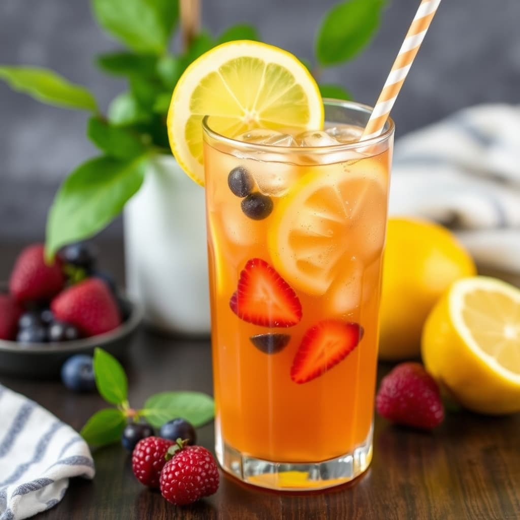 Fruity Lemon Ice Tea