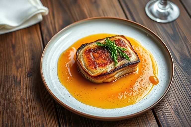 Havets kamskjell med grønnsaksragoût