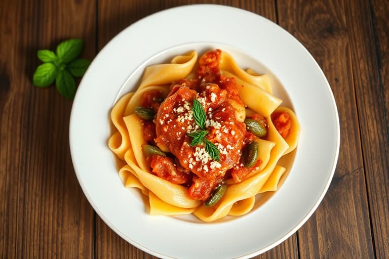 Rigatoni med sopp ragù