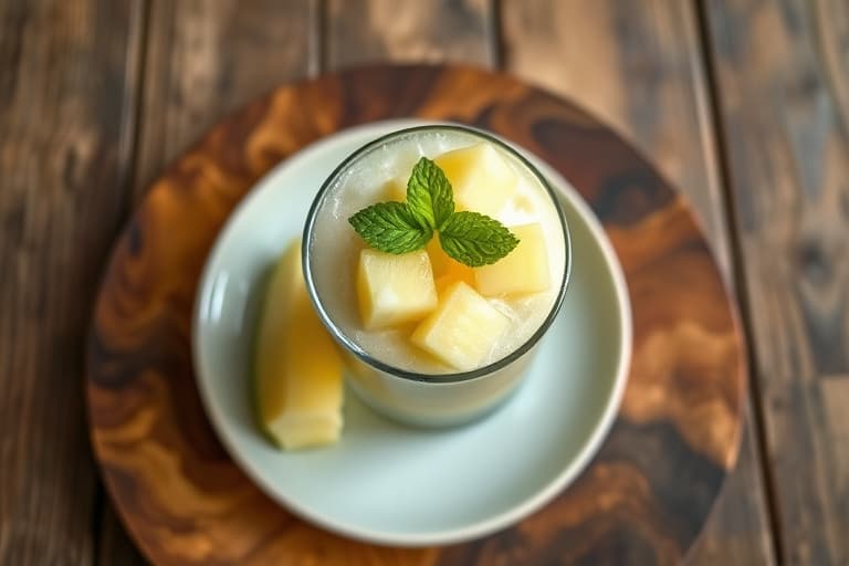 Honeydew kokos frappé