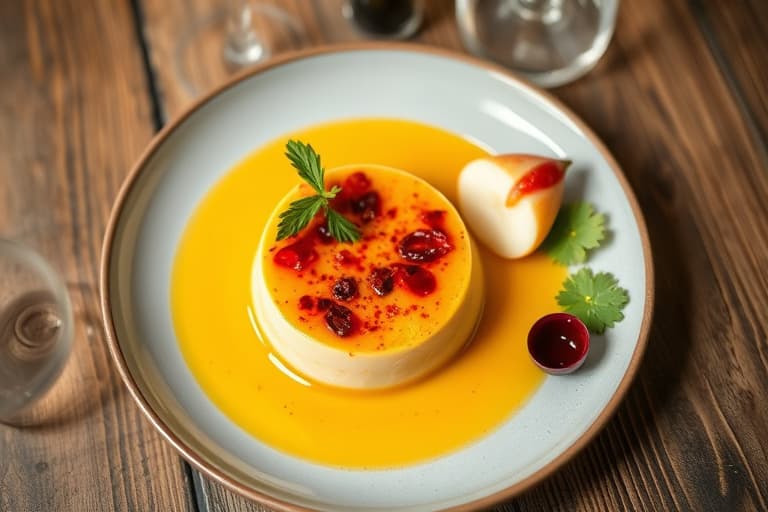Ingefærkremé brûlée