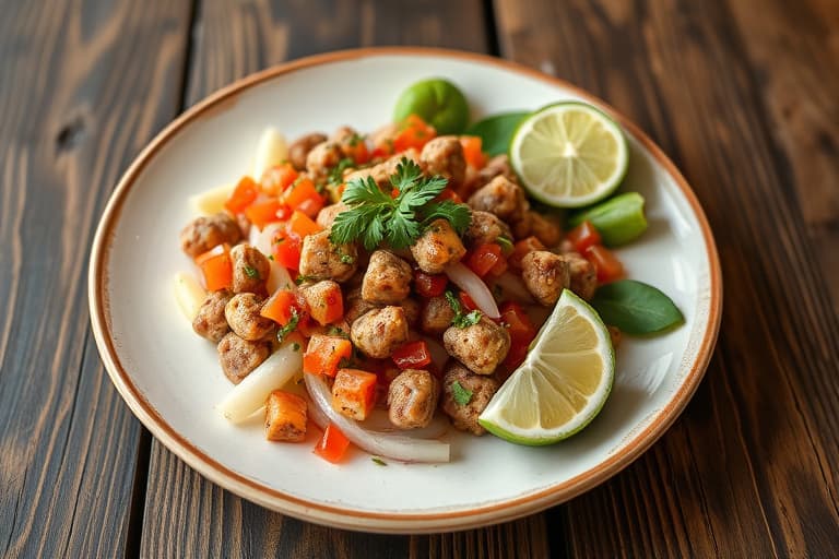 Jícama-, gulrot- og rødkålssalat med anis og lime