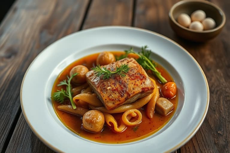 Svinefiletmedaljonger med chili- og lønnesirupsaus