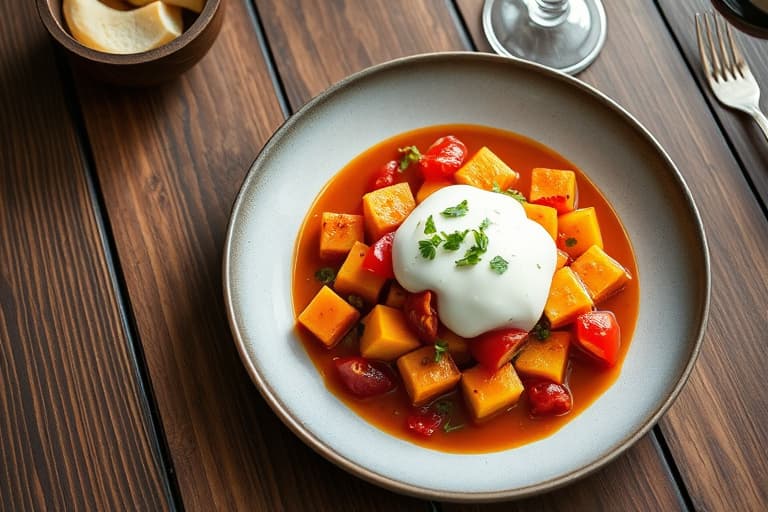 Karriris med yoghurt