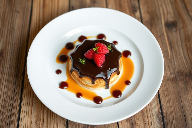 Sjokolade- og kirsebærcharlotter