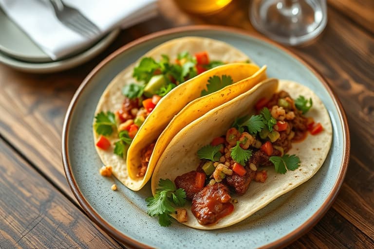 Svinekjøtt- og chipotle-tacos