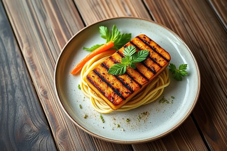 Miso- og sesammarinerte grillede biffstykker