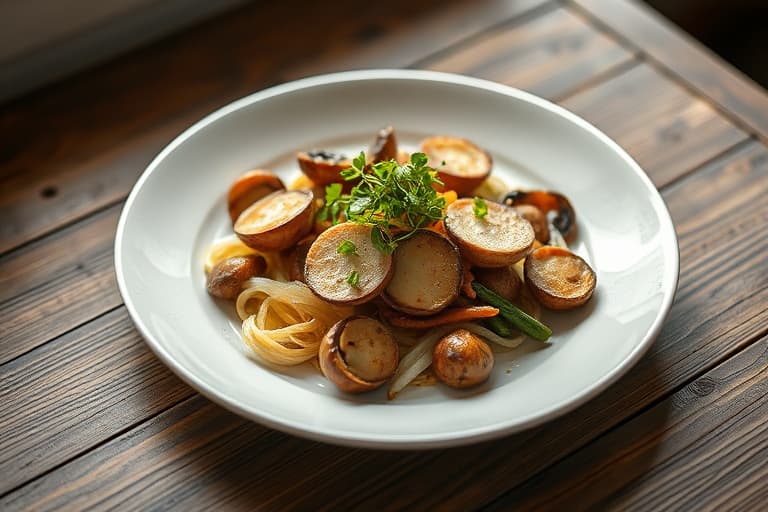 Krydret hirse-, shiitake- og mais-salat Restey