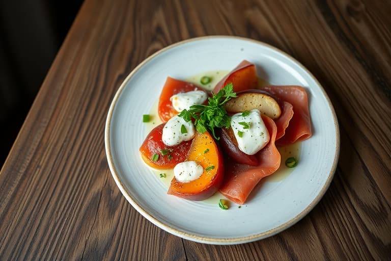 Prosciutto, vannkresse og fontina-toasties