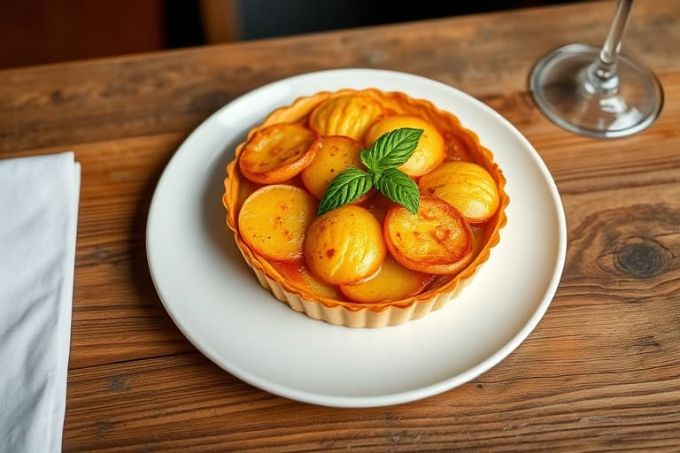 Fransk eplepai (Tarte de Pommes à la Normande)