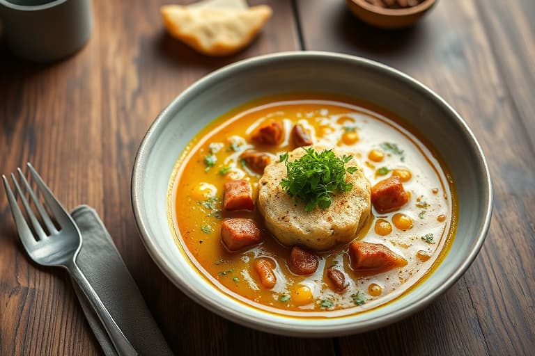 Sunnere langsomkokt kyllingsuppe med tortilla