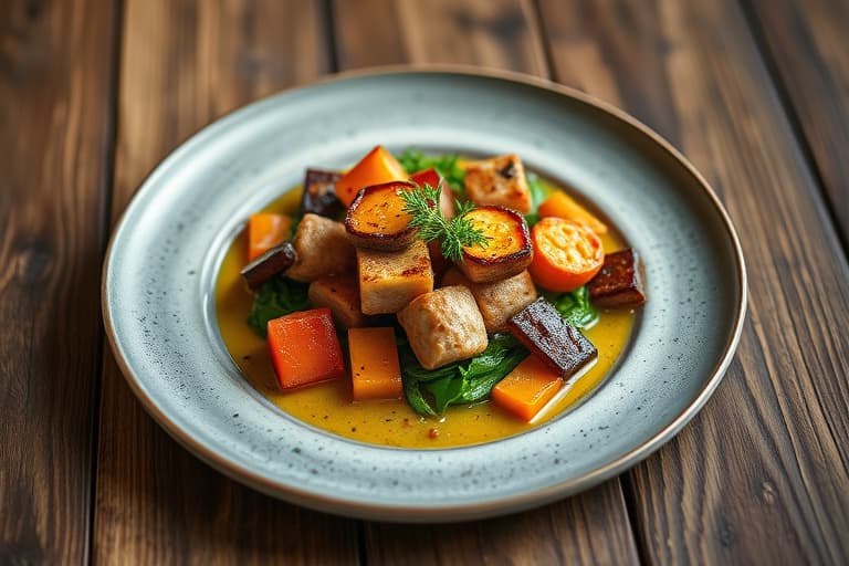 En enkel, himmelsk kjøttfarse med spinat