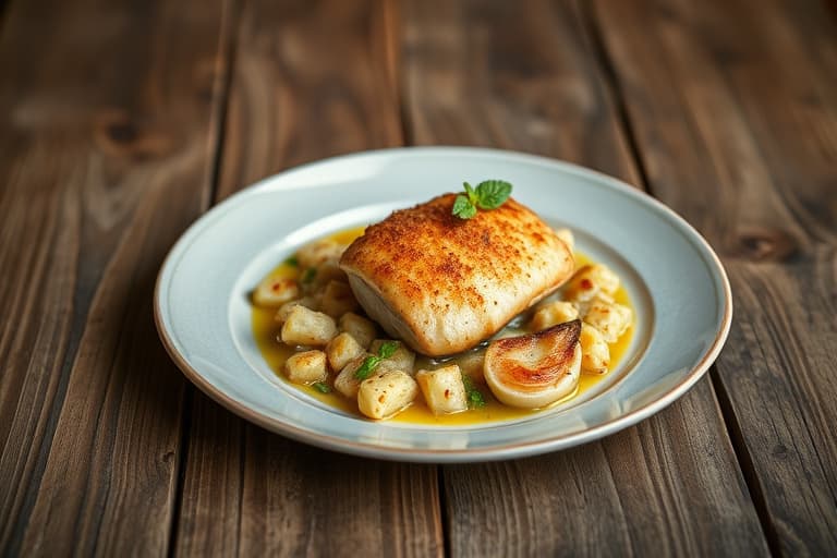 Krydret oksekjøtt med maisbrød og cobbler