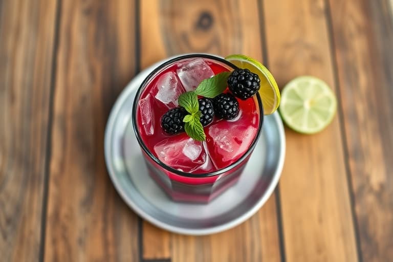 Blackberry-Poblano Margarita
