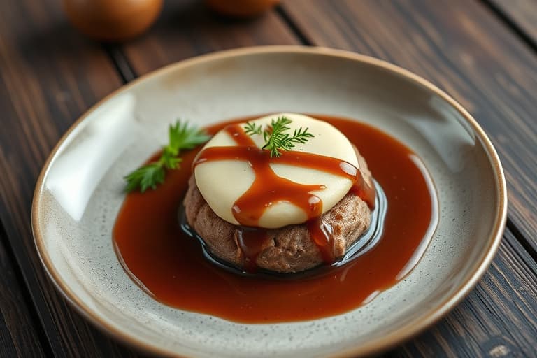 Kaffe-souffléer med mocha-saus