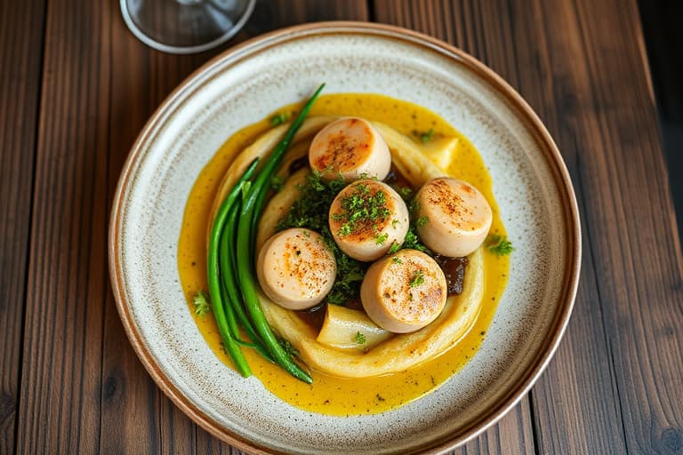 Brased lammeknoker med vårgrønnsaker og vårgremolata