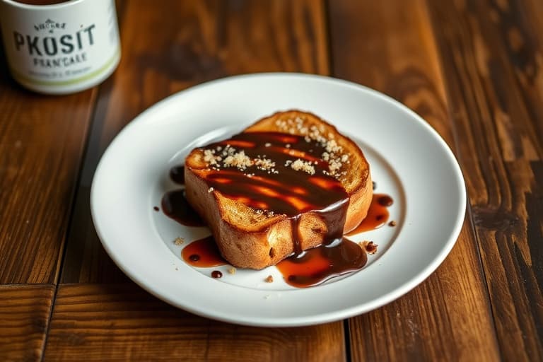 Hot Chocolate Bakt Fransk Toast
