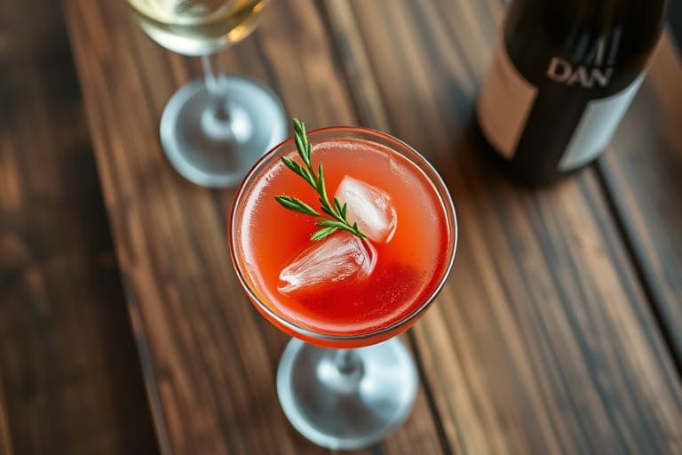 Cosmopolitan Champagne Cocktail