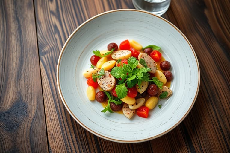 Ristet rødbet- og geitostsalat