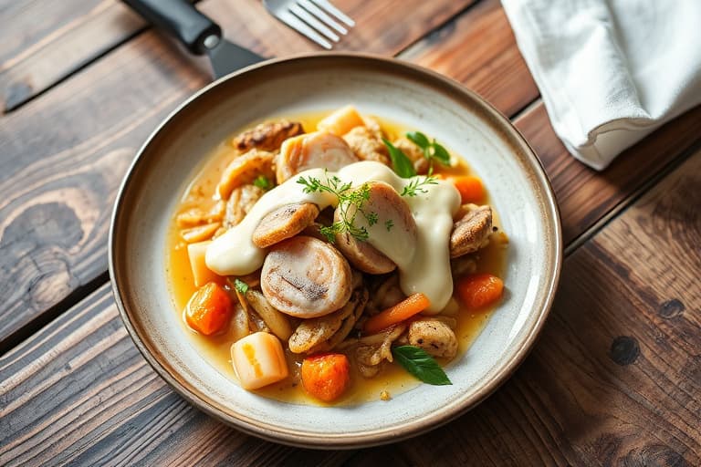 Asparges, agurk og sukkererter med urter og hvitløksdipp