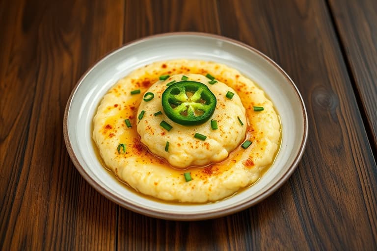 Jalapeño-Monterey Jack Grits