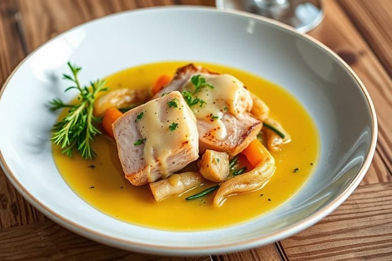 Kamskjell med hvitvinsaus I