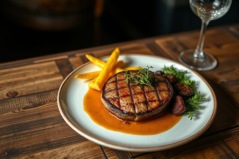 Filet Mignon på jordskokkpuré