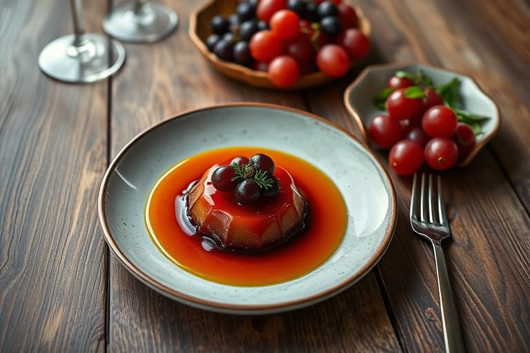 Sherry- og grapefruktgelé