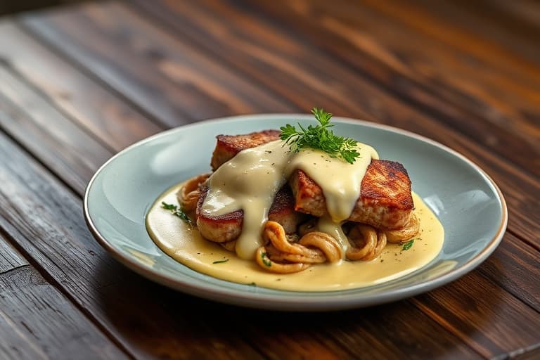 Stekte lammekoteletter med béarnaise-smør