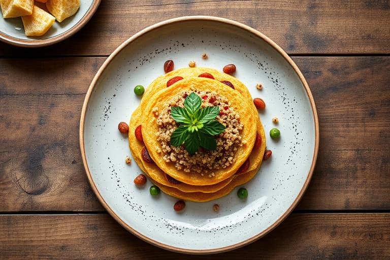 Bokhvete- og quinoa-crêpe