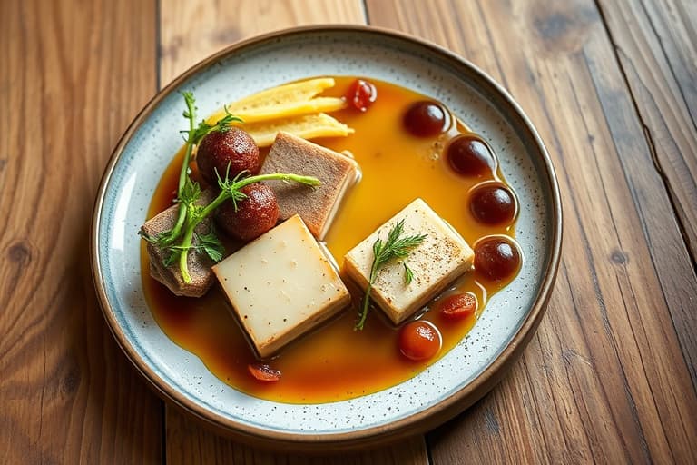 Ristet lammelår av vårens lam "Gigotan", med bakte cannellini-bønner og confit av vårens grønnsaker