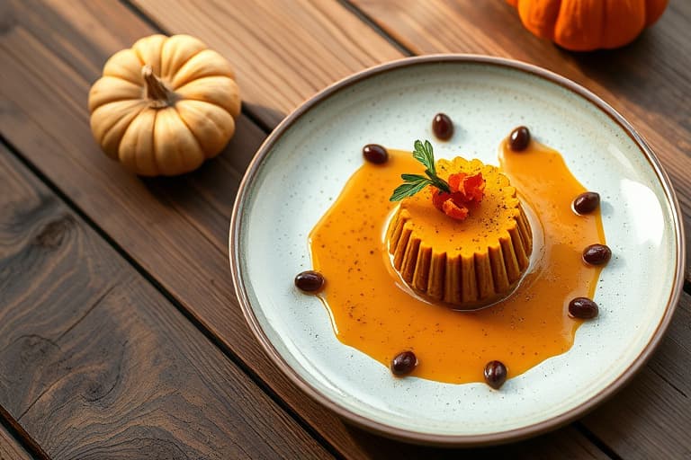 Amaretto-pumpkinpai med mandelpraliné