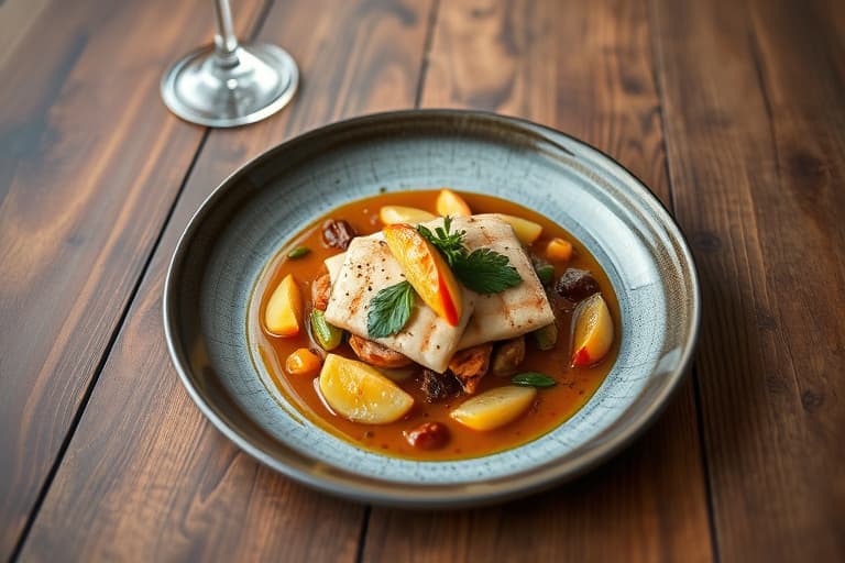 Svinekjøtt med appelsin- og jalapeñoglasur