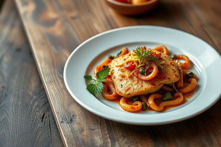 Costolette alla milanese med fritert melanzane