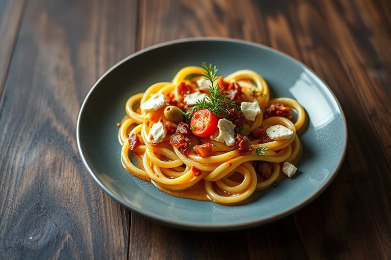 Panne-stekt balsamico-pæresalat med pancetta, gorgonzola og en varm honningdressing