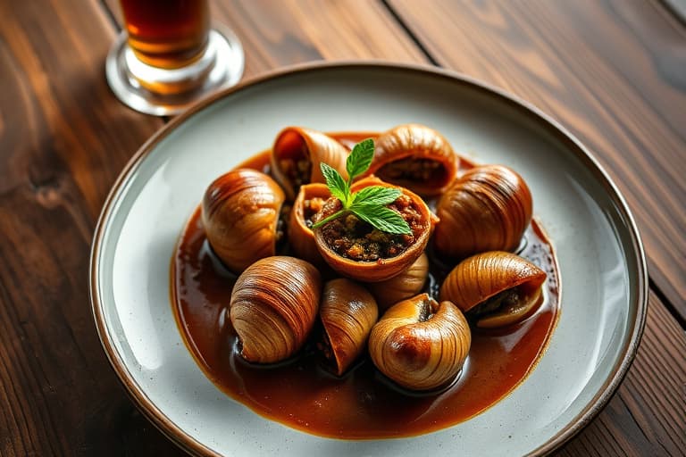 Escargots i Amber Ale: Pot au feu av Escargots à la Caracole Ambree