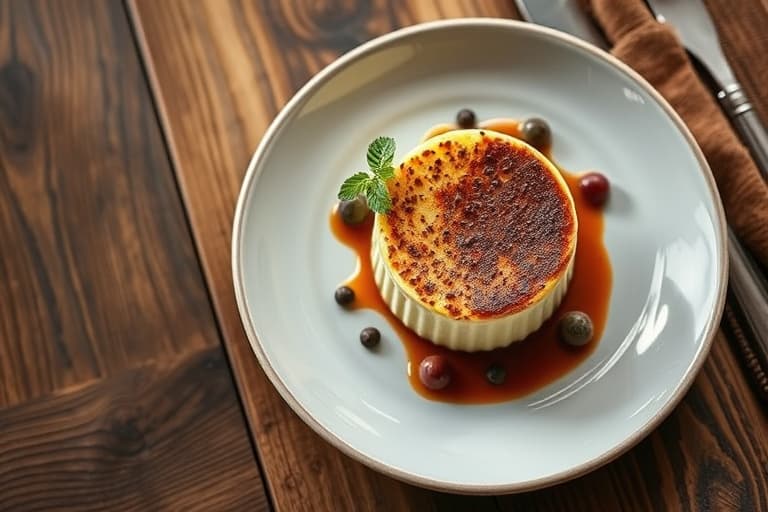 Hvit hasselnøttsjokoladesoufflé