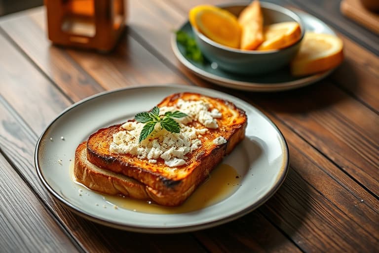 Café de la Olla med fransk toast