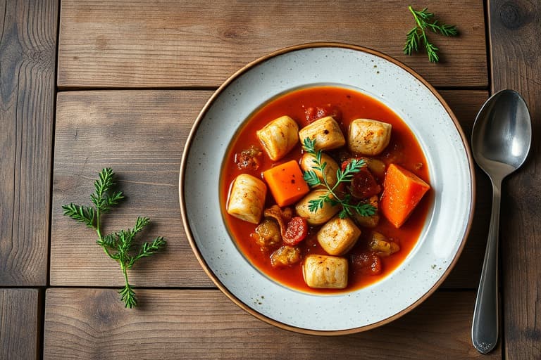 Kylling cacciatore-gryte