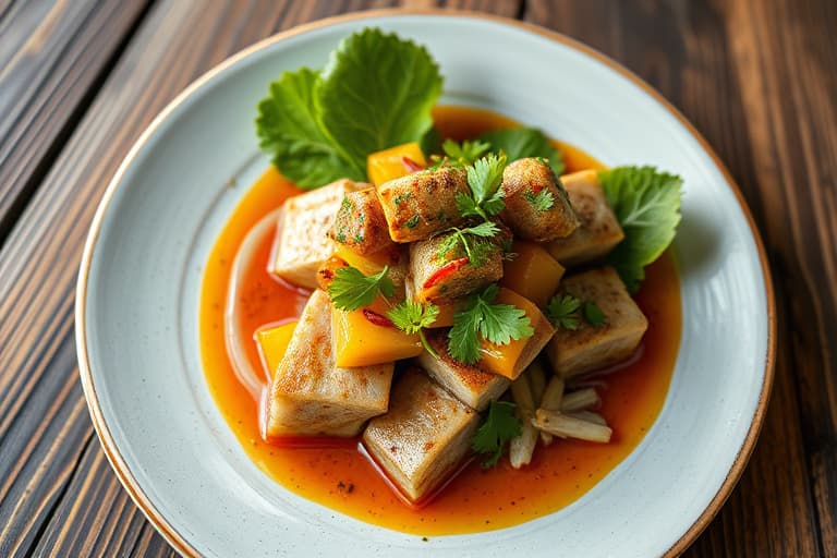 Chargrillet Phu Quoc-salt og chili blekksprut: Mực Nướng Thăng