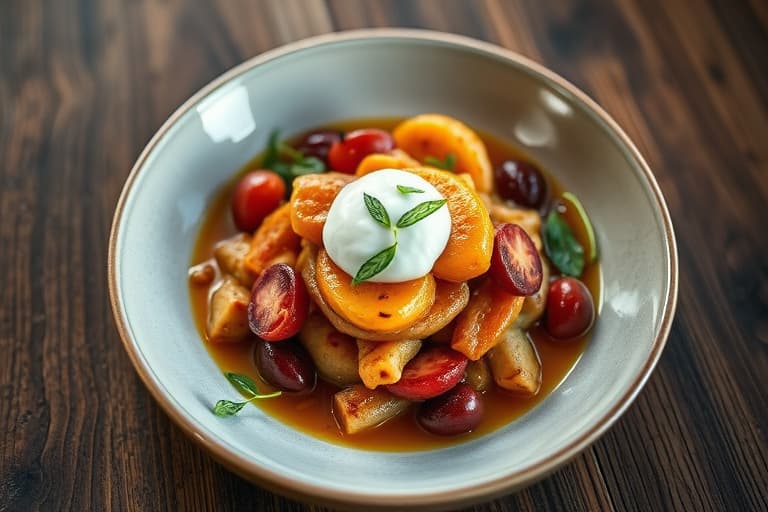 Kremet kylling med crème fraîche