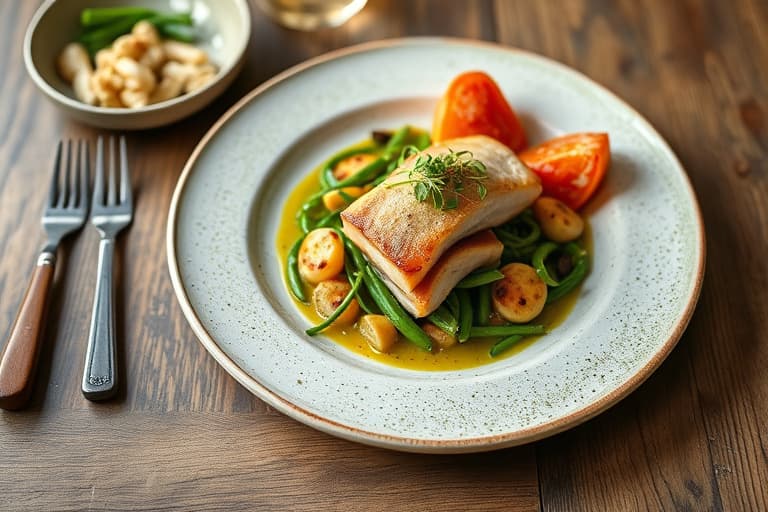 Laks og grønnsakslinguini - "Sal Monguini"