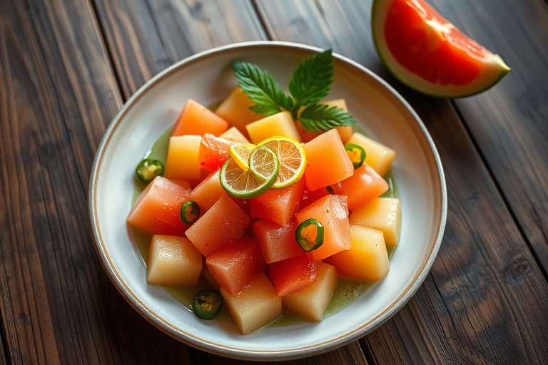 Vannmelon- og jalapeñolemonade