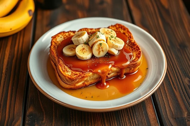 Bananas Foster French Toast