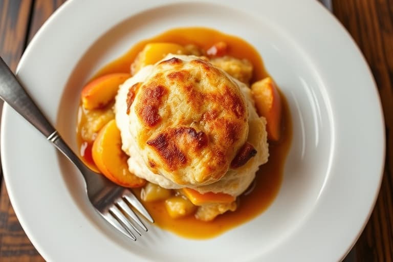 Burrer's Peach Cobbler